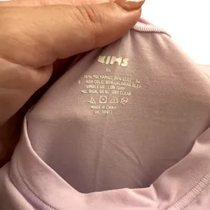 SKIMS Fits Everybody‎ Cropped Fitted Tee Sugar Plum XS thumbnail 4