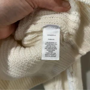 NEW Marc New York Andrew Ivory Sweater Size Medium Cardigan Acrylic‎ cropped thumbnail 5