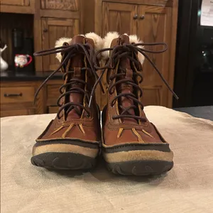 Merrell Tremblant Mid Polar WP Winter Brown‎ Leather Women's Boots size 7 thumbnail 2