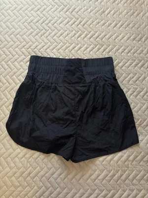 Free people shorts black thumbnail 2
