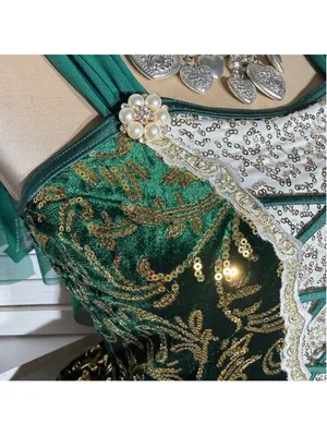 Vintage velvet beaded dress tutu lace emerald green fairy homecoming Ren Fair S thumbnail 13