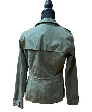 Hollister Army Green Jacket thumbnail 3