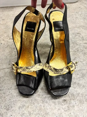 Dolce Vita slingback platform heels size 9 vintage thumbnail 3