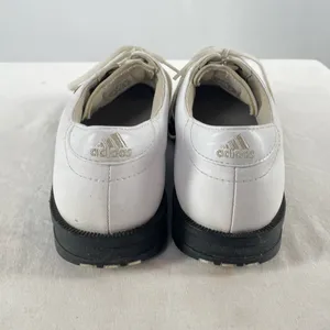 Adidas Golfing Lace Up Cleated Shoes in White Size‎ 6.5 thumbnail 4