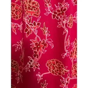 41 Hawthorn‎ Prinsloo Ruffle Detail Blouse Magenta Floral Summer Casual Beach thumbnail 2