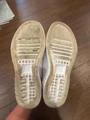 Puma Women’s White Cali Wedge Women's Wedge Sneakers Size 8 - C72-001 thumbnail 4