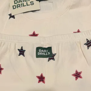 🆕 Daily Drills | Thermal Sleep Set | Cream + Stars | Sz: M/L thumbnail 8
