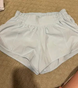 Lululemon Shorts Hotty Hot 2.5" Low-Rise Baby Blue thumbnail 1