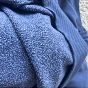 Vintage American Eagle Malibu Sweatshirt Sz Large Denim Blue Fleece R9 thumbnail 6