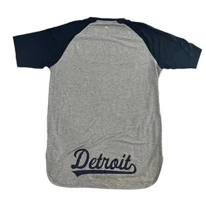 Detroit D Original Baseball Tee Size Large Gray thumbnail 3
