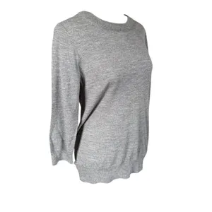 J. Crew long sleeve crewneck pullover wool sweater top women's size small thumbnail 2