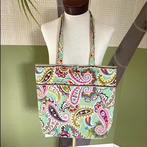 Vera Bradley Tutti Frutti Pattern Paisley Tote thumbnail 1