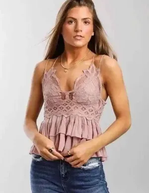 Free People Adella Cami Dusty Mauve thumbnail 1