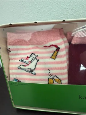 NWT Kate Spade ♠️ New York City crew socks thumbnail 2