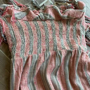 Billabong Strapless Fringe Chevron Striped Mini Dress thumbnail 14
