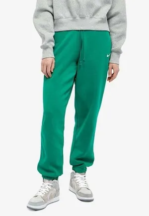 Nike Women's Phoenix Fleece Oversized Pant in Malachite/Sail thumbnail 6
