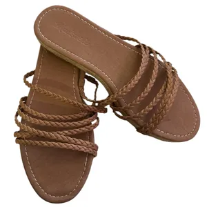 Madewell Women's The Kathryn Espadrille Slide Sandal Leather Size 8 MD777 NWOB thumbnail 4