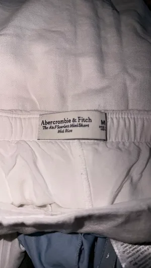 Abercrombie Scarlett Mini Skort Linen White thumbnail 2