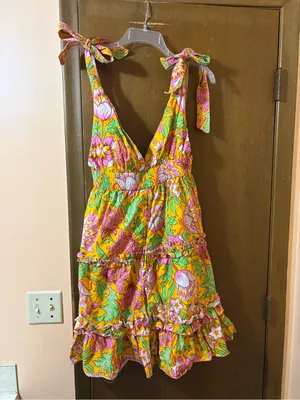 Anthropologie Love The Label Madelyn Floral Mini Dress thumbnail 5