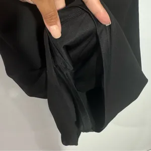 NWT Lulus Black Double V-Neck Little Black‎ Dress XL Minimalist Sleek Date Night thumbnail 7