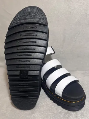 Dr. Martens Blaire White Sandals Women Sz 10 Leather Buckle Strappy Fit Summer thumbnail 8