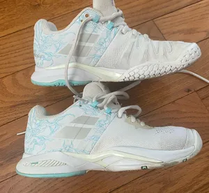 Women's Babolat Propulse Blast AC Blue White Tennis Shoes Size 6 31S20447‎ thumbnail 1