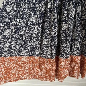 143 Story by Line Up Tiered Flowy Dress Long Bell Sleeve Floral Print M thumbnail 9