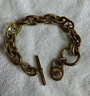 Michael Kors Brass Chain Bracelet thumbnail 1