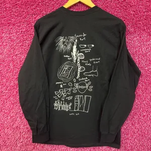 Kurt Cobain Illustrations & Sketchings Grunge Long Sleeve M thumbnail 1