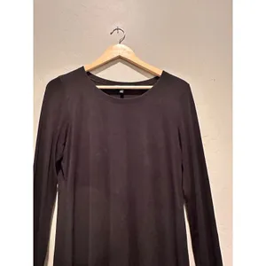 Eileen Fisher Black 100% Silk Tunic Top Medium Minimalist‎ Lagenlook thumbnail 5