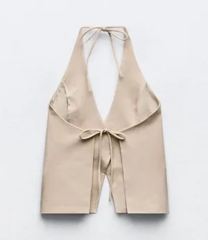 Zara halter top thumbnail 2