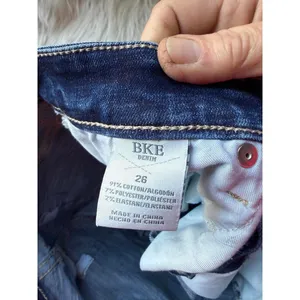 BKE Denim Jean Shorts with Frayed Hem size 26 thumbnail 5