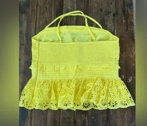 NWOT J.Crew Jessie Eyelet Peplum Top thumbnail 4