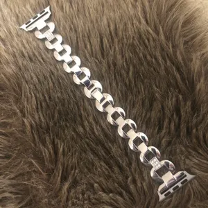 Apple Watch stainless steel luxury band rhinestone thumbnail 1