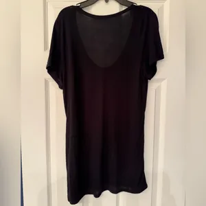 Key Closet War Bird Black Graphic Tee Swarovski Crystals Women’s Size Small thumbnail 4