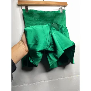 NEW Natural Life Silky Satin Green Womens Shorts Size SMALL thumbnail 7