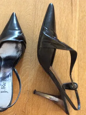 J. Renee Heel with a twist front slingback Euro size 40 fair condition thumbnail 12