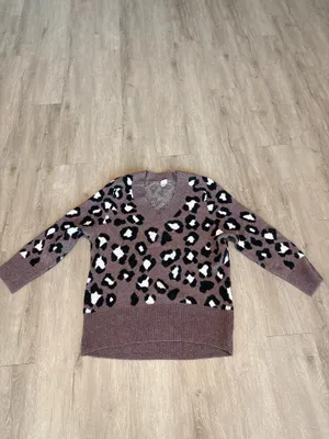 A New Day Leopard Print Sweater thumbnail 3