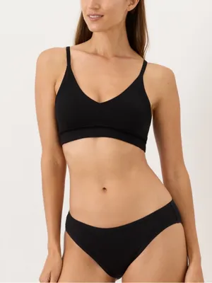 Pact Organic- Wireless Bralette - Black Small thumbnail 8