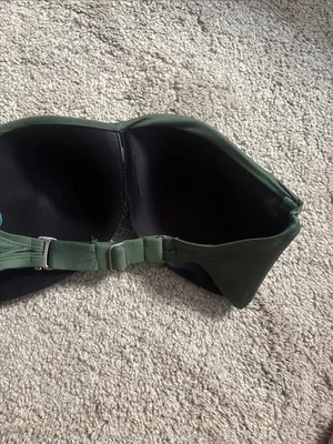 Kona Sol Olive Green Twist Bandeau Bikini Top size D/DD new thumbnail 3