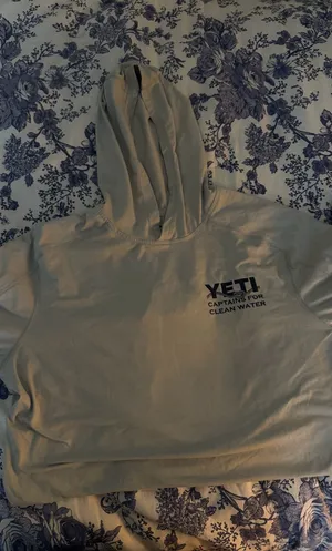 Yeti long sleeve hooded shirt thumbnail 1