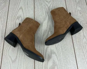 Dolce Vita Women's Layton Chelsea Booties 6M Dark Brown Suede $150 thumbnail 6