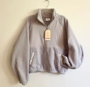Target Viral exclusive Blogilates Campfire High Pile Fleece Full Zip Jacket thumbnail 2