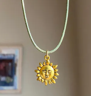 Handmade Sun boho necklace☀️ thumbnail 2