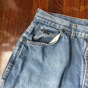 Vintage Chic Jeans Straight Leg High Rise Mom 100% cotton thumbnail 3