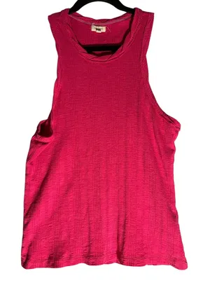 Pilcro‎ large textured pink tank thumbnail 1