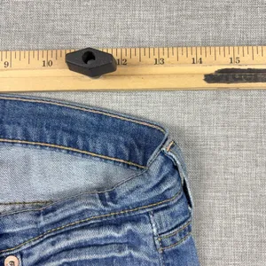 Hudson Crop Muse Jeans Womens 26 Blue Mid Rise Skinny‎ Cuffed Ankle Zip Denim thumbnail 13