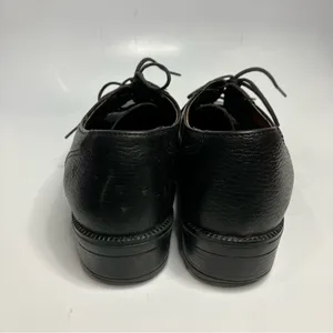 Santana Canada black leather‎ lace up shoes size 8.5 thumbnail 4