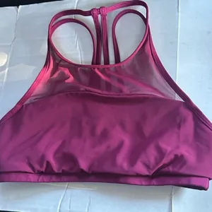 NWOT Lululemon Get Set Bra in Deep Luxe Size 4 thumbnail 10