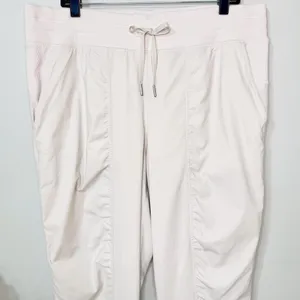 Lululemon Dance Studio Joggers Bone Off White Size 14 Like New thumbnail 5